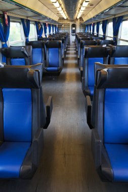 koltuklar ve tren intetior