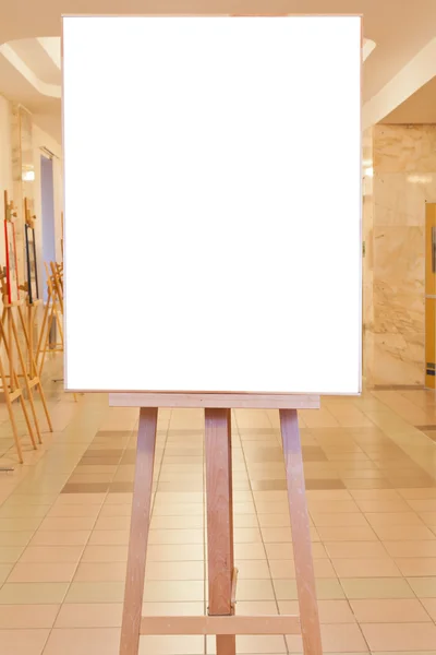 Big picture frame in art gallery — Stock Photo, Image