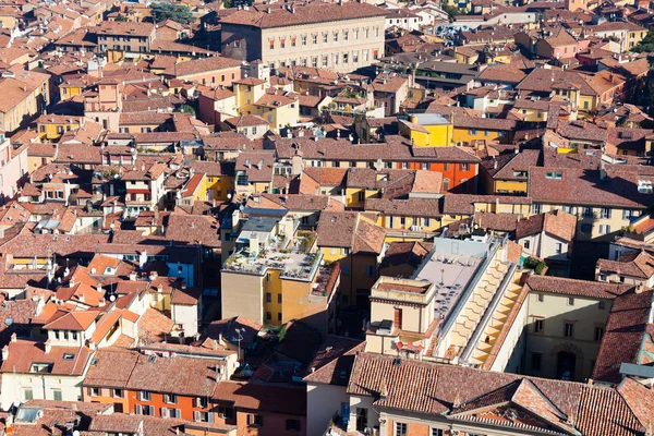 Vista dalla Torre degli Asinelli sulla città di Bologna — Foto Stock