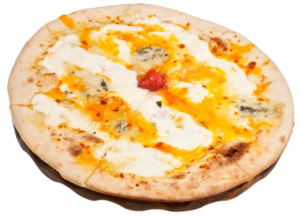Пицца Quatro formaggi — стоковое фото