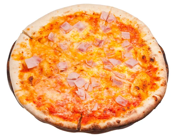 Italian pizza with prosciutto cotto — Stock Photo, Image