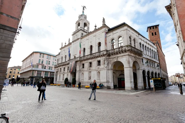 Vista del Palazzo Moroni - Sede del Municipio de Padua, Ital —  Fotos de Stock