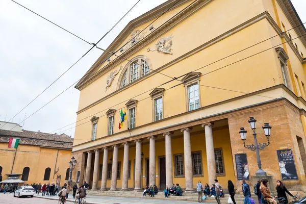 Teatro regio di parma - Opernhaus in parma, italien — Stockfoto