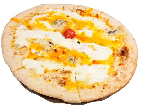 Italiaanse pizza quatro formaggi — Stockfoto