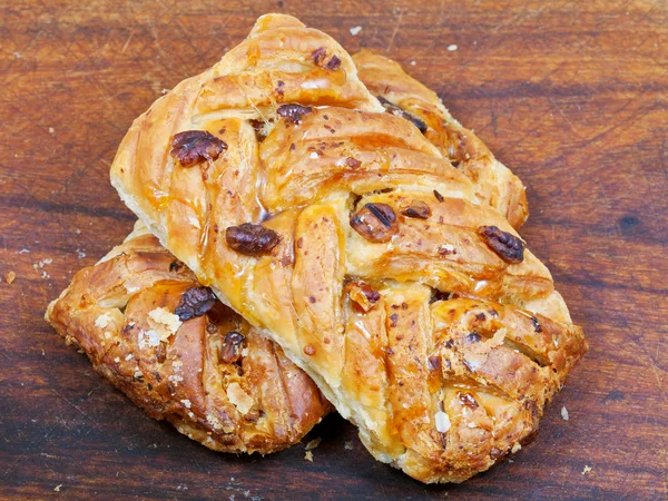 Deens gebak esdoorn pecan — Stockfoto