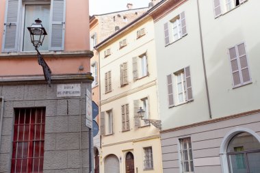 Eski evler Parma, İtalya