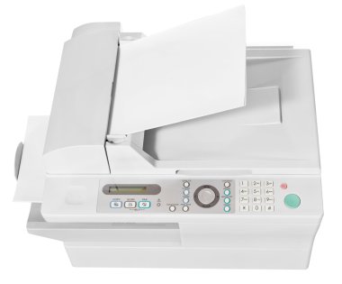 beyaz izole ffice çok işlevli aygıt