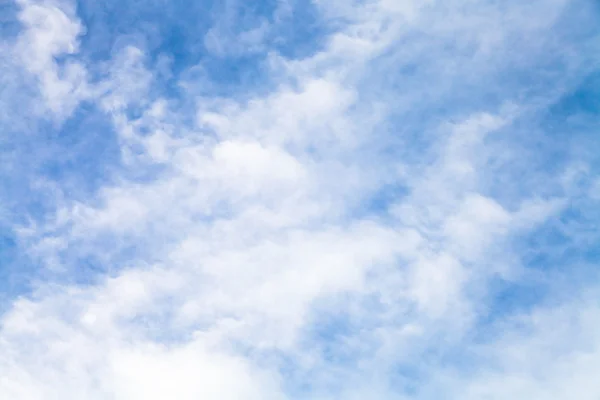 Italian autumn sky with white clouds — Stock Photo, Image