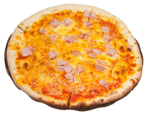 Italian pizza with prosciutto cotto — Stock Photo, Image