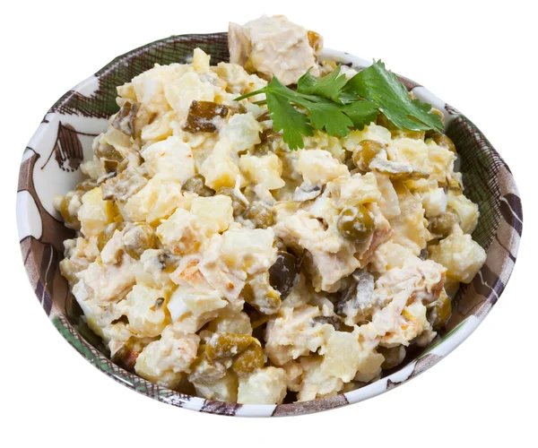 Ensalada rusa stolichny — Foto de Stock