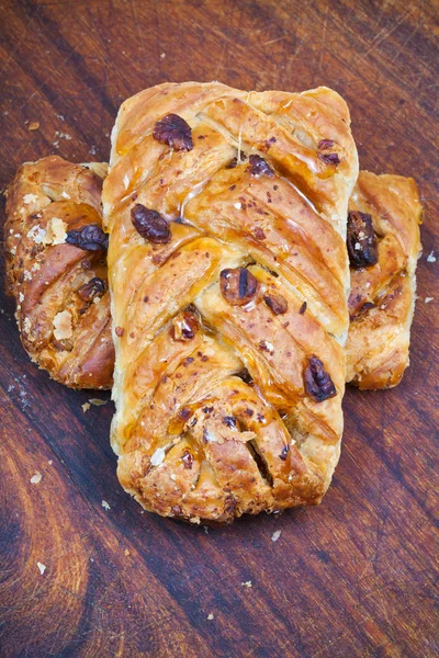 Gebak esdoorn pecan — Stockfoto