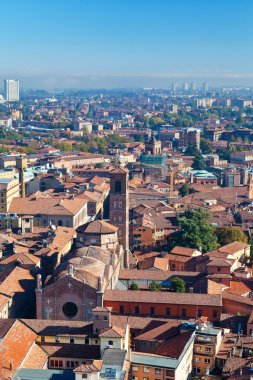 Bologna 'nın panoramik görünümü