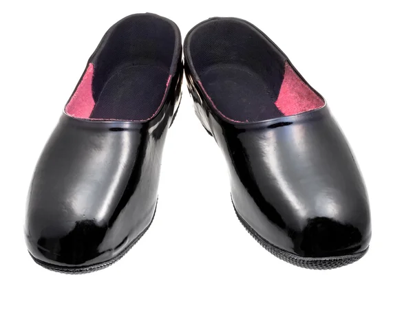 black galoshes