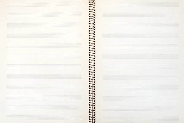 Double-page diffusion du livre de musique — Photo