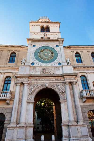 Torre del reloj del Palazzo del Capitanio en Padua — Foto de Stock