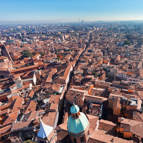 Weergave van via san vitale in bologna — Stockfoto