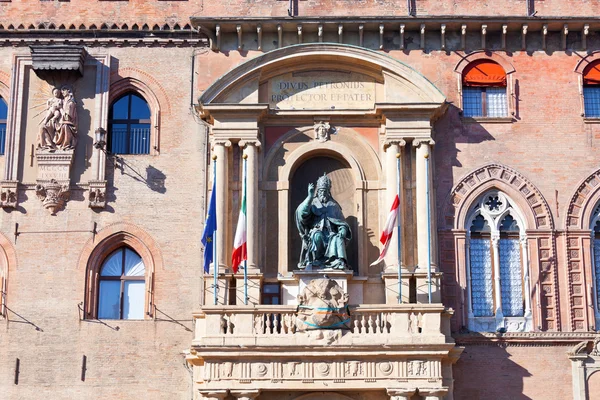 Ortaçağ palazzo comunale Bologna, İtalya