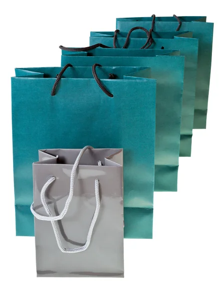 Several paper shopping bags — Stock Photo, Image