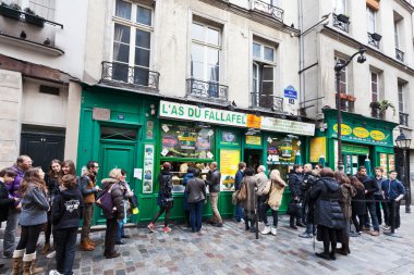 Yahudi Mahallesi le Marais, Paris, Fransa