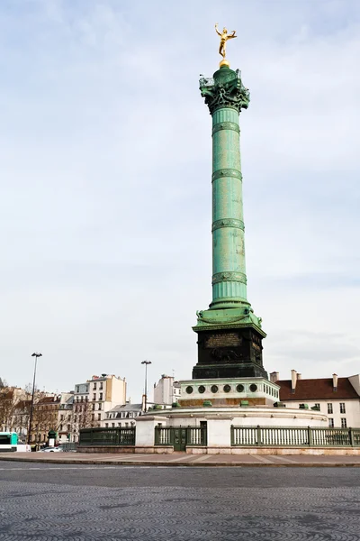 Náměstí Place de la bastille v Paříži — Stock fotografie