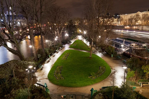 Kare du vert-galant Paris — Stok fotoğraf