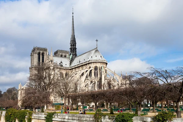 Katedra notre dame de paris — Zdjęcie stockowe