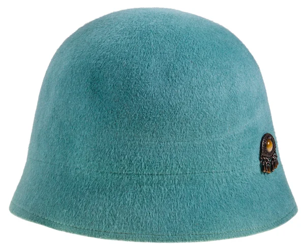 Felt women's cloche hat — Stock Photo, Image