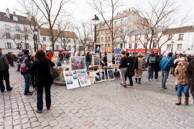 Place du tertre central square montmartre, paris değil.
