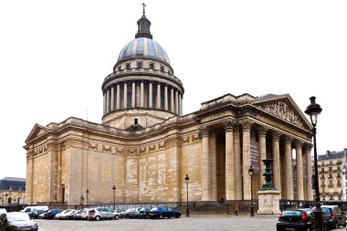 Pantheon 'un yan görüntüsü, Paris