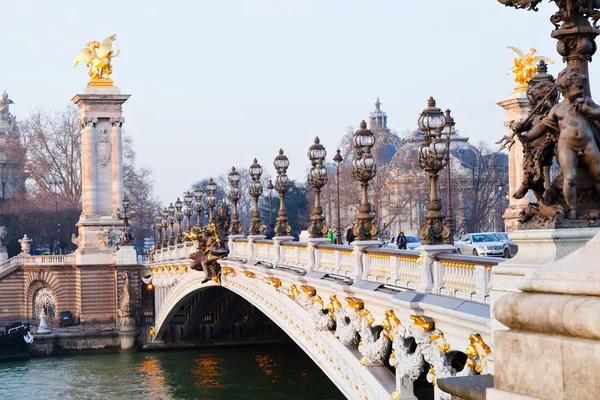 Pont Alexandra III Paris 'te. — Stok fotoğraf