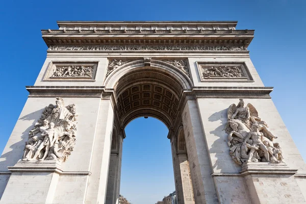 Arco trionfale a Parigi — Foto Stock