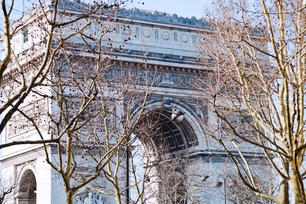 Vue de l'Arc de Triomphe à Paris — Photo