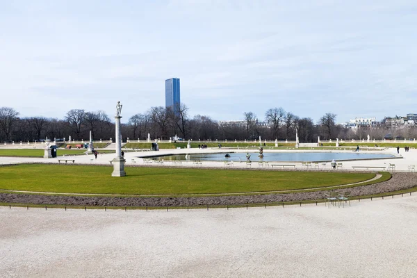 Palácio e Jardins do Luxemburgo em Paris — Fotografia de Stock