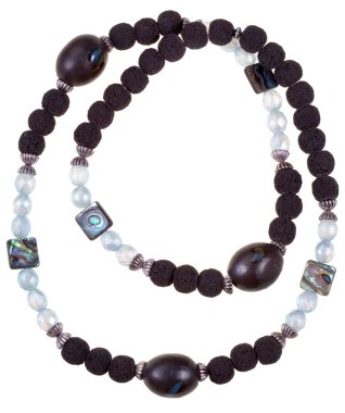 el yapımı kadın kolye Üstten Görünüm