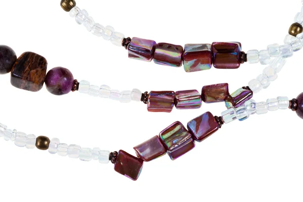 Цепочки женского ожерелья ручной работы — стоковое фото