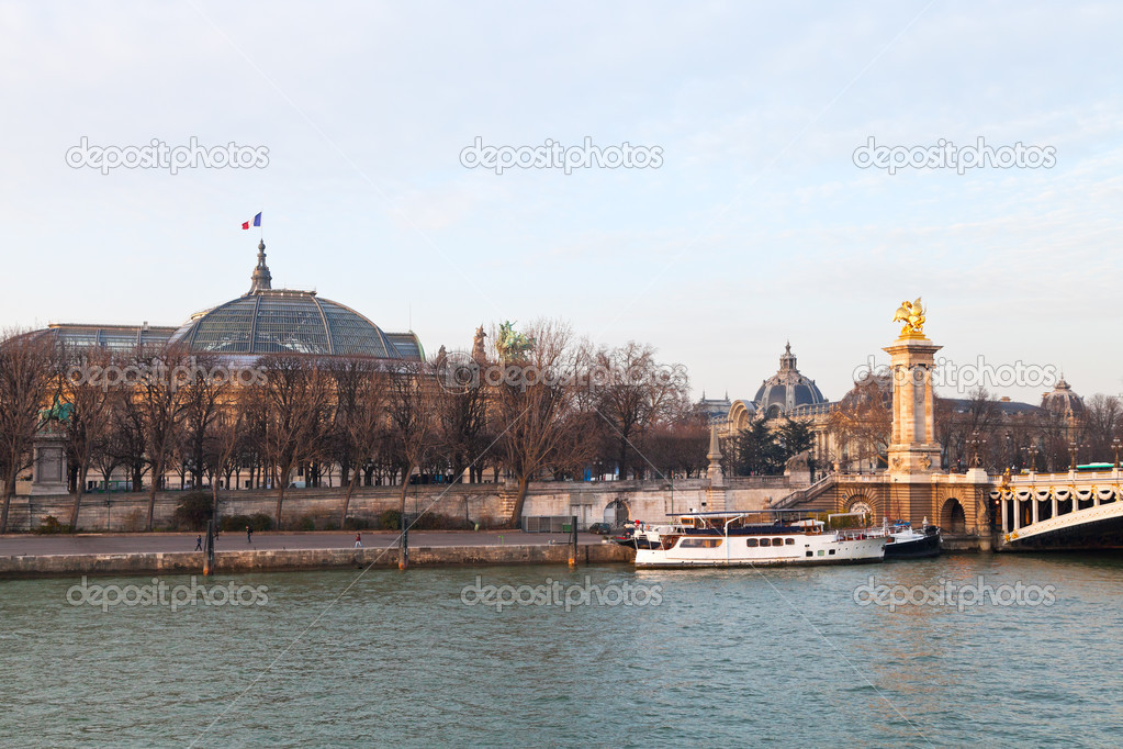 Pont Alexandre III and Grand Palais, Paris