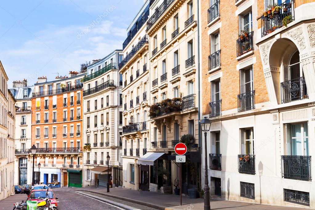 street on Montmartre, Paris