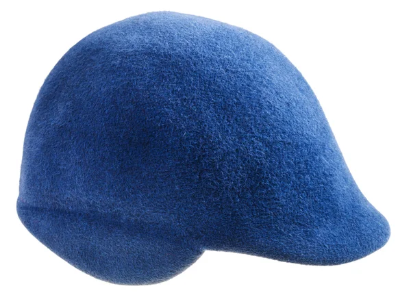 Cappuccio blu feltro — Foto Stock