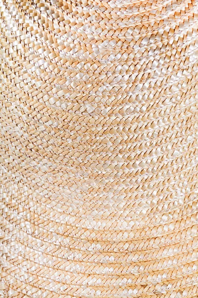 Textuur van natuurlijke stro hoed — Stockfoto