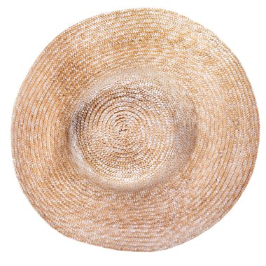 fragmento de sombrero de paja