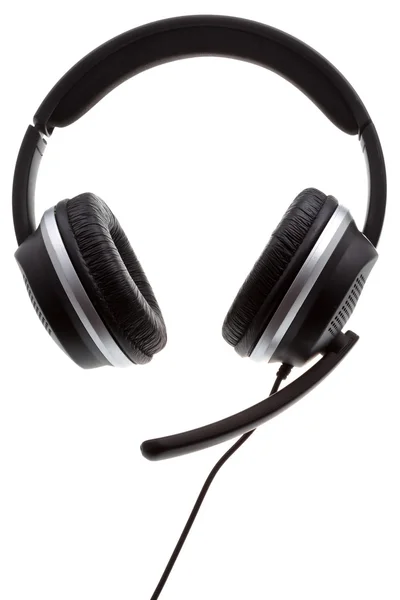 Black headphones — Stock Photo, Image