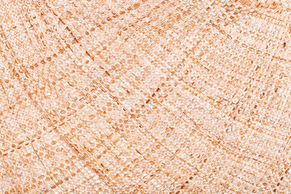Background from straw hat fibers close up — Stock Photo, Image