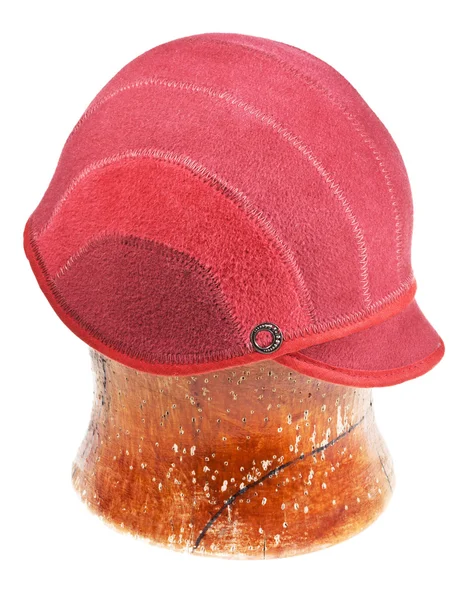 Felt red cap — Stock Photo, Image