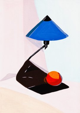 okuma lambası ve turuncu