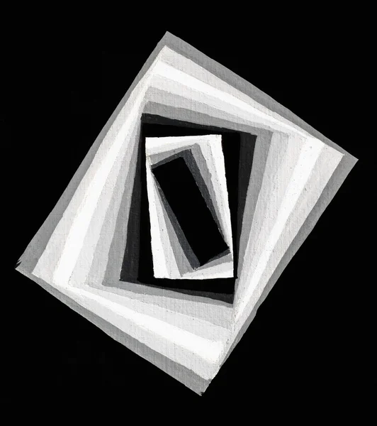 Concentric rectangular light gradient — Stock Photo, Image