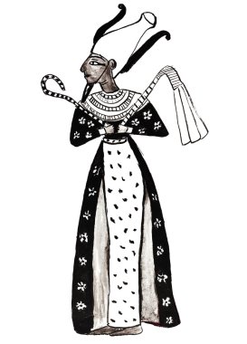 Antik Mısır firavunu kostüm