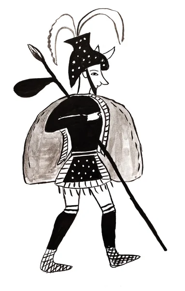 Warrior from Mycenae — Stock Photo, Image