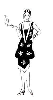 saten çiçek desenli bir elbise 20 yıl akşam