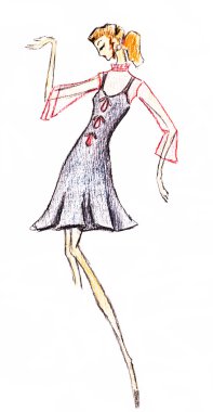 Yaz kısa sundress