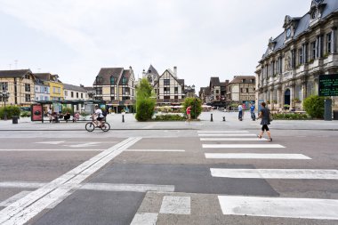 troyes, Fransa içinde merkezi kare
